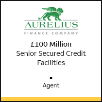 Aurelius Finance Company £100 Million Senior Secured Credit Facilities Agent